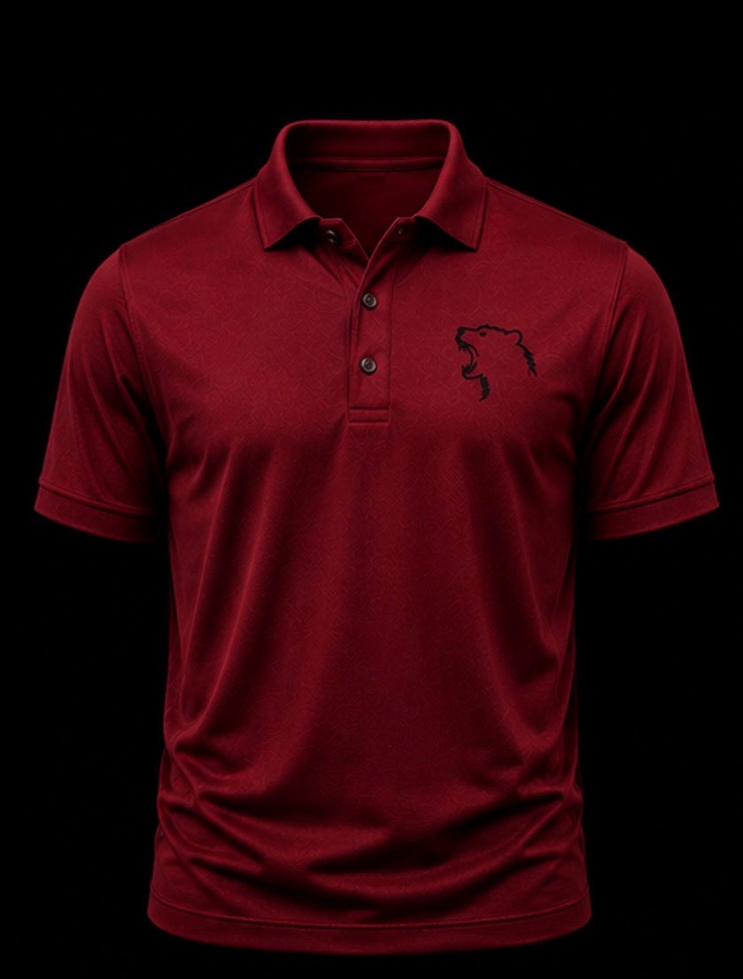 Scarlet red North Claw Polo