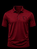 Scarlet red North Claw Polo