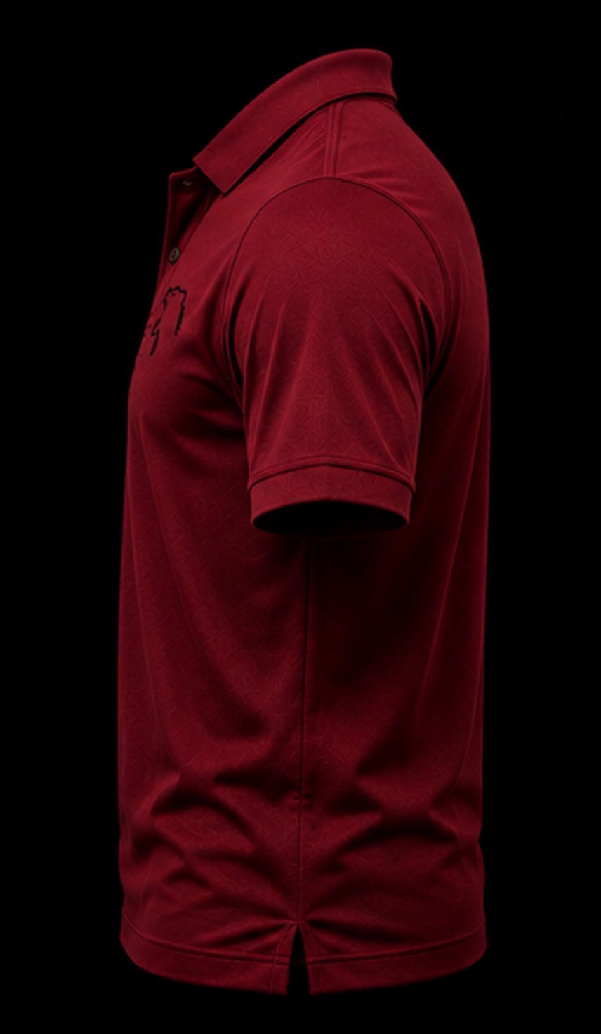 Scarlet red North Claw Polo