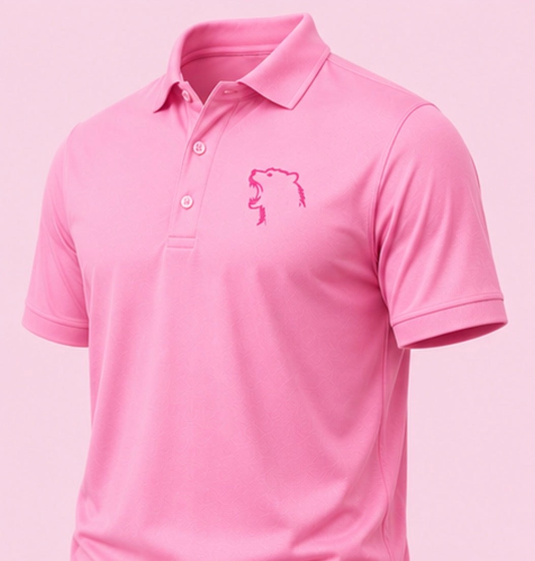 BubbleGum Pink North Claw Polo