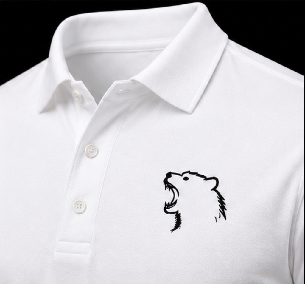 Ice white North Claw Polo