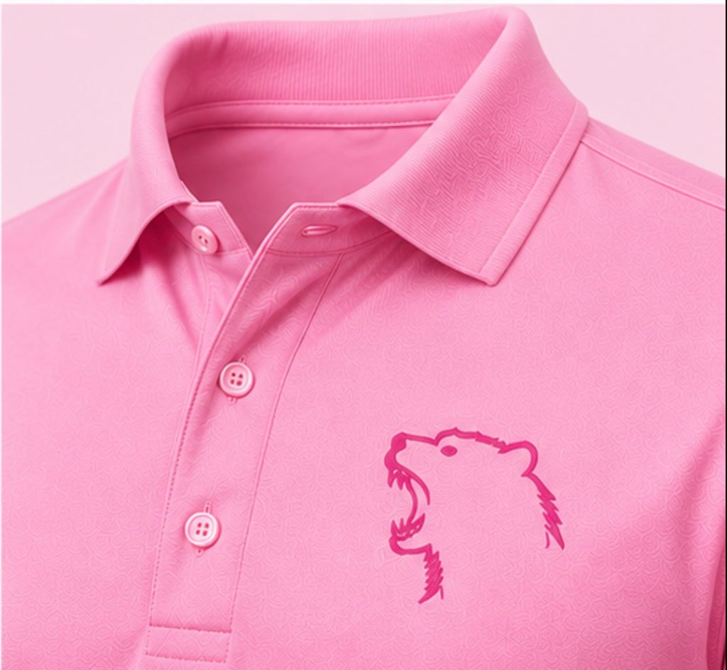 BubbleGum Pink North Claw Polo