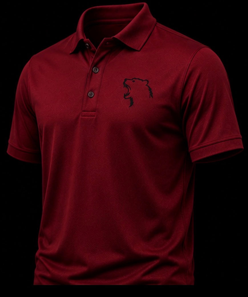 Scarlet red North Claw Polo